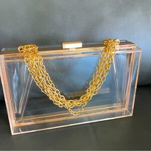 Acrylic Transparent Clutch